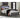 Baystorm Panel Bed with 6 Storage Drawers - Gray / Queen
