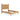 Aleaport Panel Bed - Warm Brown / Full