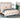 Gerridan Panel Bed - White/Gray / Queen
