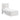Cayboni Panel Bed - Whitewash / Twin