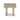 Jorlaina Square End Table - Light Grayish Brown