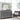 Lodanna Dresser and Mirror - Gray / 6 Drawer