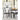 Bridson Dining Table and Chairs with Bench (Set of 6) - Gray