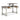 Havalance Home Office Desk - White/Gray