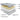 12 Inch Memory Foam Mattress - White / California King